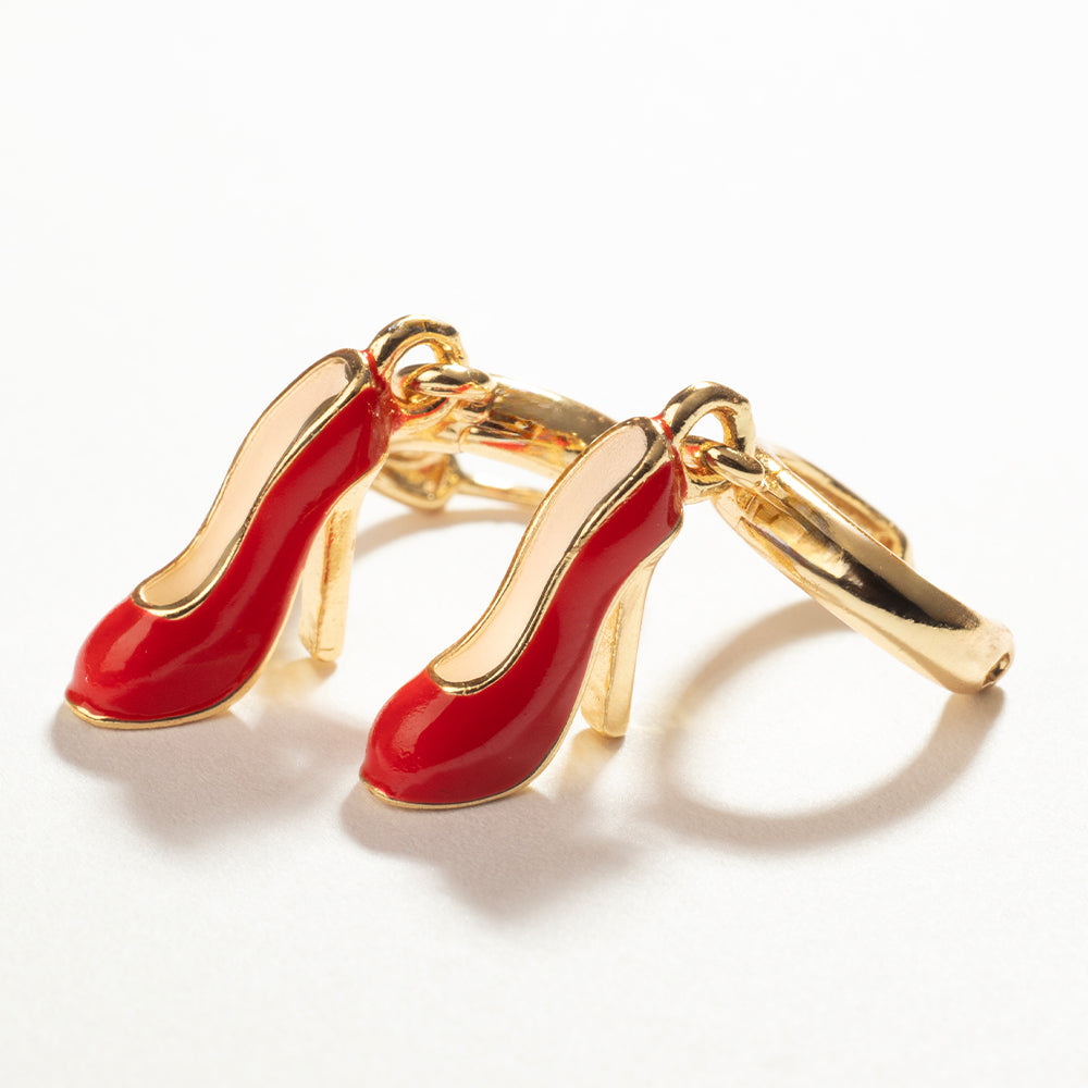 Aretes Tacón Rojo